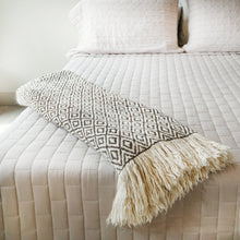 Load image into Gallery viewer, Brown & White Perdiz Wool Blanket