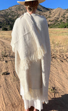 Load image into Gallery viewer, Llama Wool Ruana Shawl