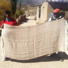 Load image into Gallery viewer, Beige Perdiz Wool Blanket