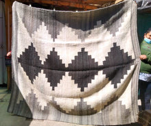 Load image into Gallery viewer, Puna Sheep Wool Rug in Black, White & Grey