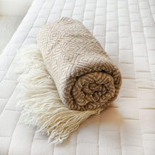 Load image into Gallery viewer, Beige Perdiz Wool Blanket